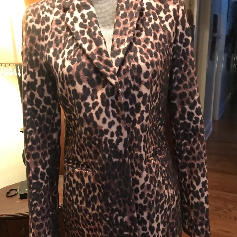 Leopard print jacket/blazer